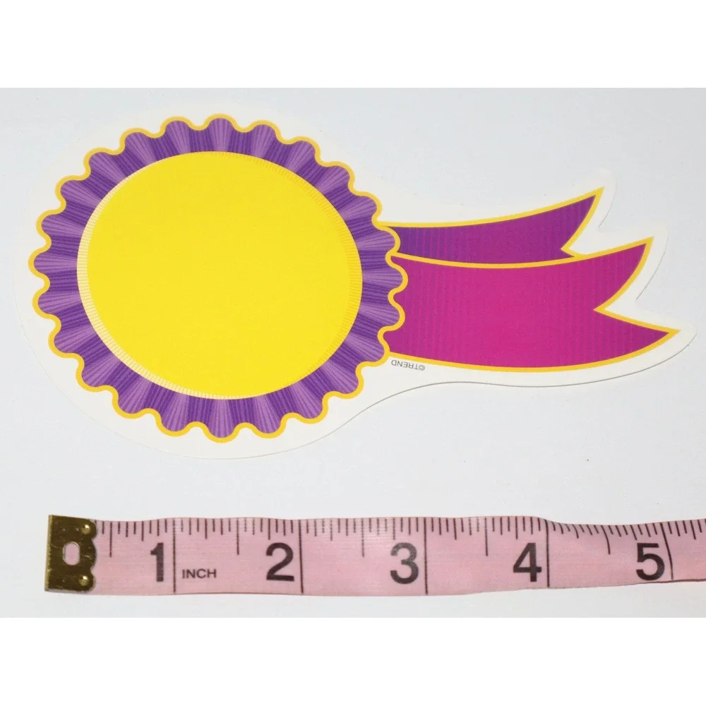 Vintage Carson Dellosa Novel Notes & Trend Award Ribbon Cutouts Teacher Lot